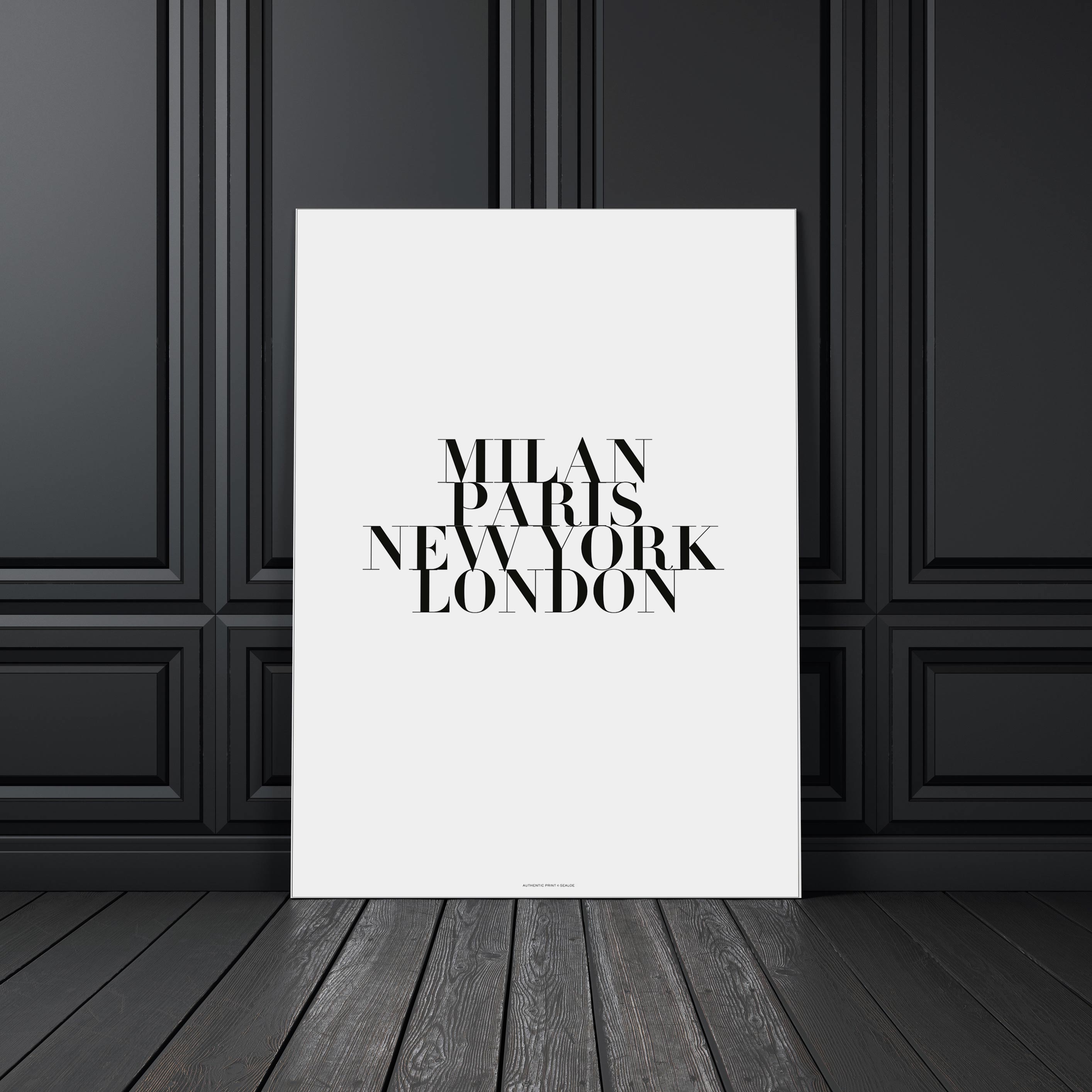 Fashion Week Blanc 40x50 cm - 2:a sortering