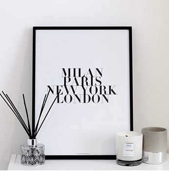 Fashion Week Blanc 40x50 cm - 2:a sortering