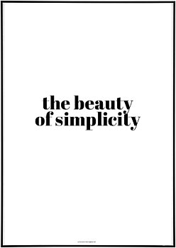 The Beauty Of Simplicity
