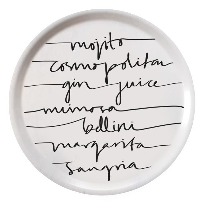 Trendy Tray "Girl's Night Out" White - 2