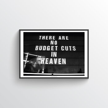 NYHET Budget Cuts Poster