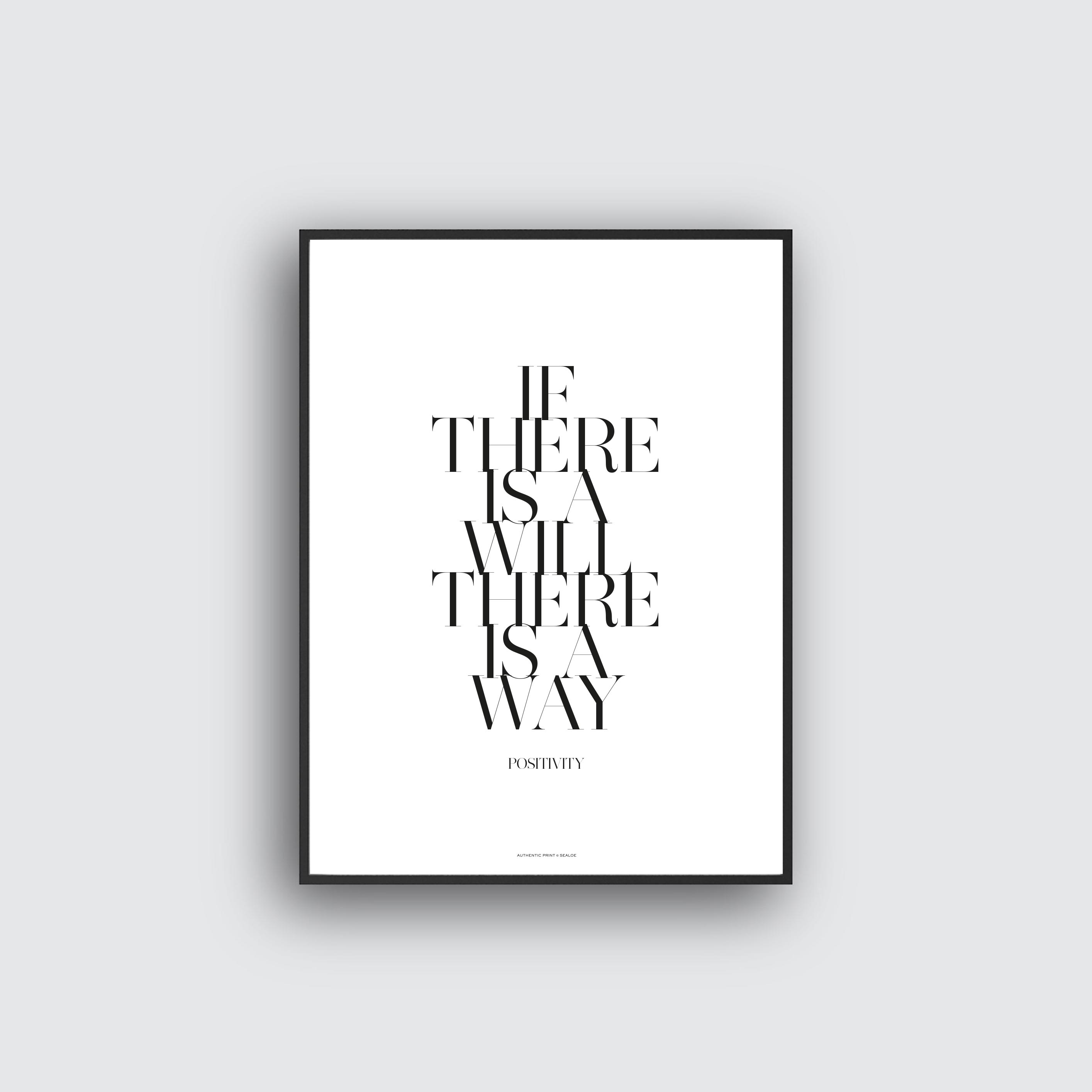 NYHET Positivity Poster
