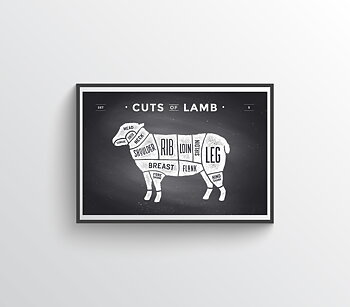 Cuts of lamb
