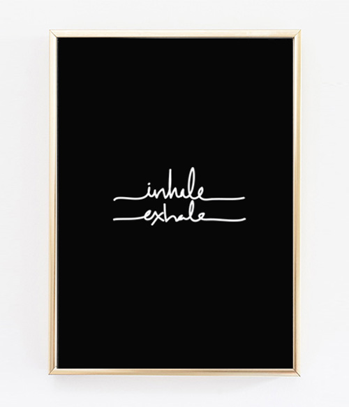 Inhale Exhale Noir