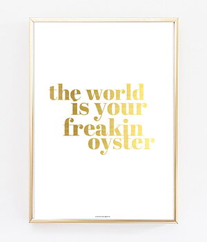 The World Is Your Freakin Oyster