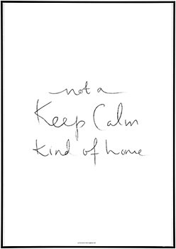Not A Keep Calm Kind Of Home