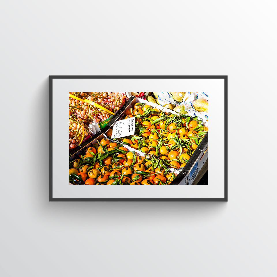 Milan fruit market two Poster