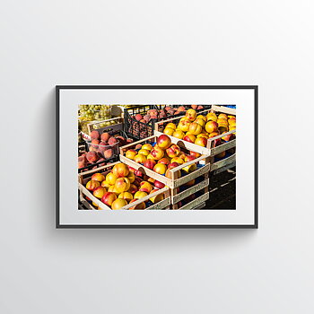 Milan fruit market Poster