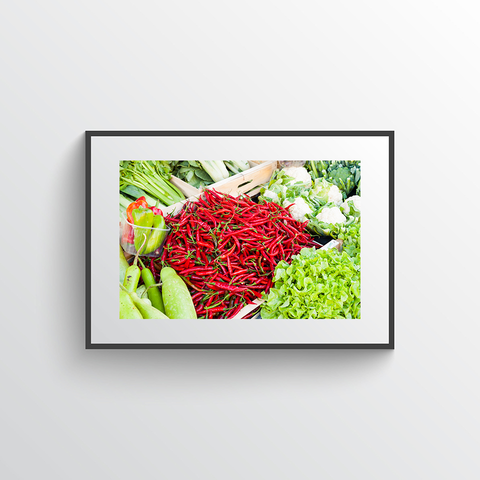Milan vegetables Poster
