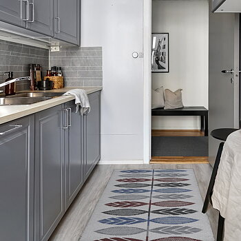 Sundborn multi grå - plastmatta