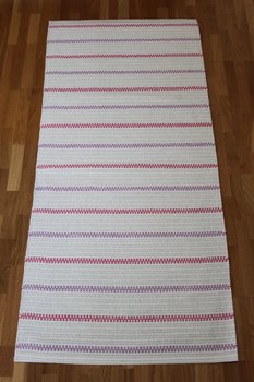 Hönö Vit / rosa - plastmatta