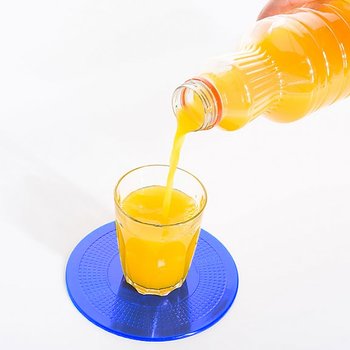 Dycem® Antiglid underlägg - rund 14cm Blå