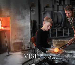 Målerås - Crystal handmade in Sweden - Unique form of art glass