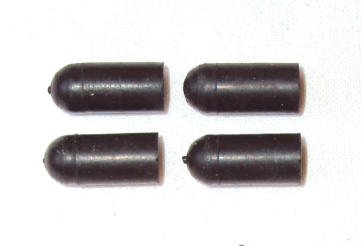 Universell gummiplugg 4.5mm - sats om 4