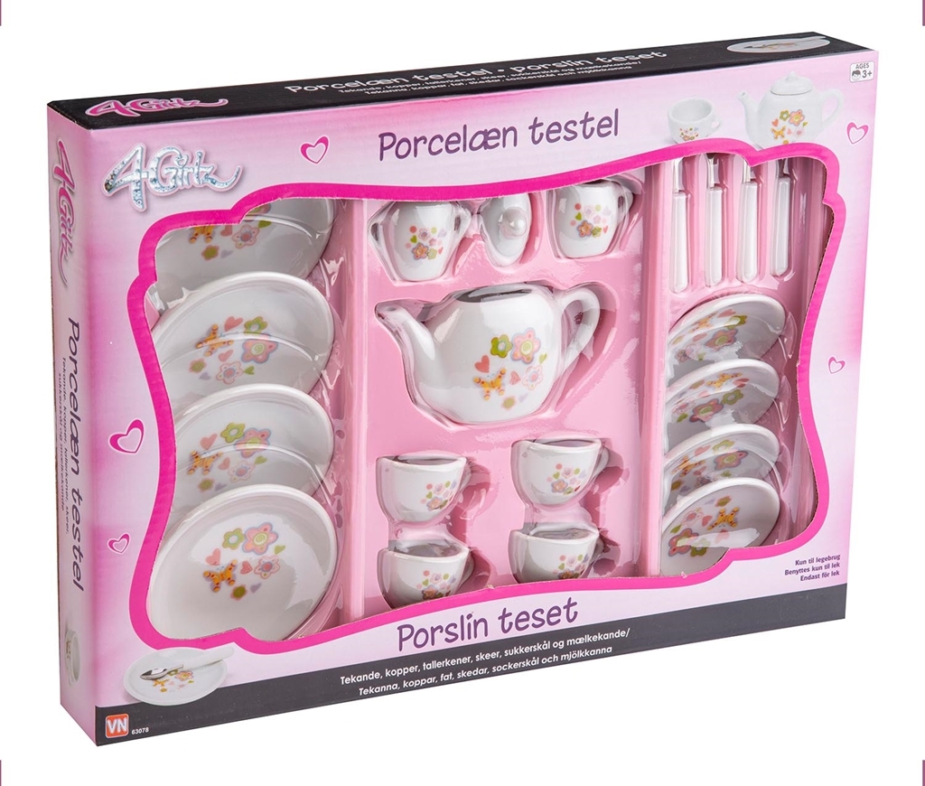 Te-set i Porslin