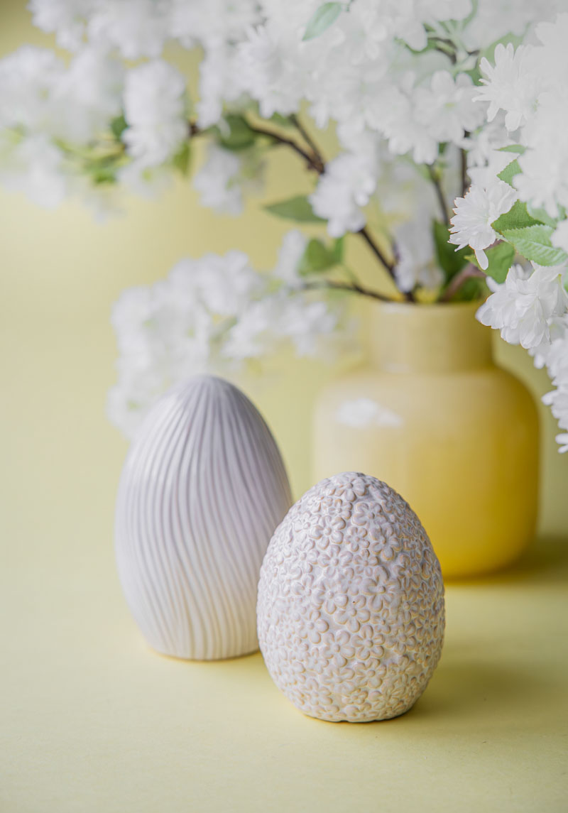 Dekoration Ägg Blommig