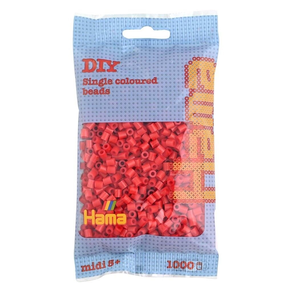 Hama Pärlor Röd 1000p