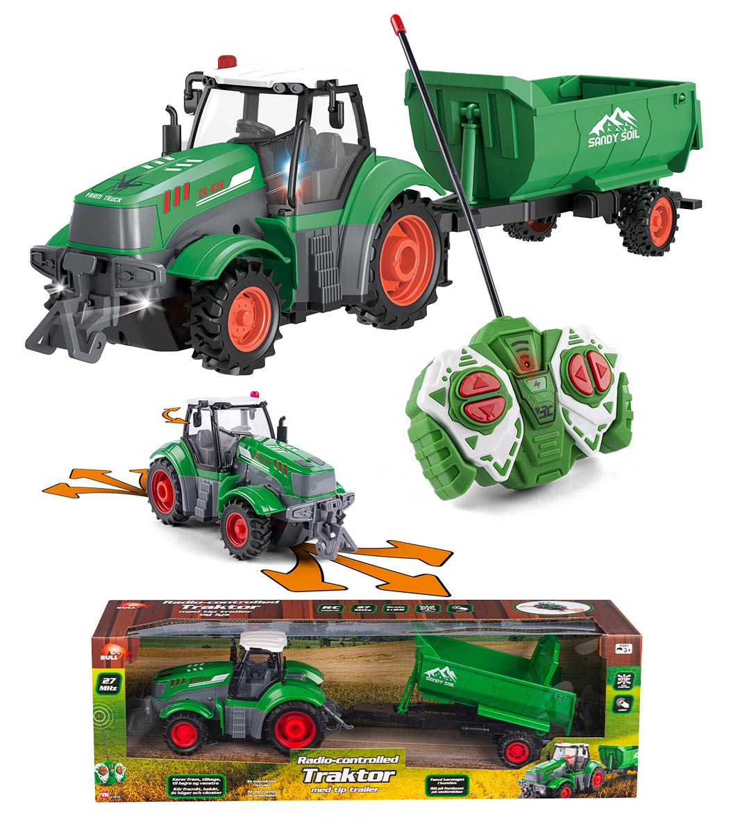 R/C Traktor Med Släp