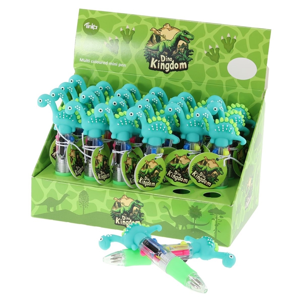 4-färgs Penna Dino