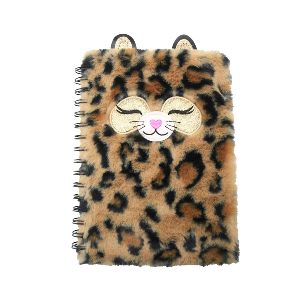 Skrivbok Brun Leopard