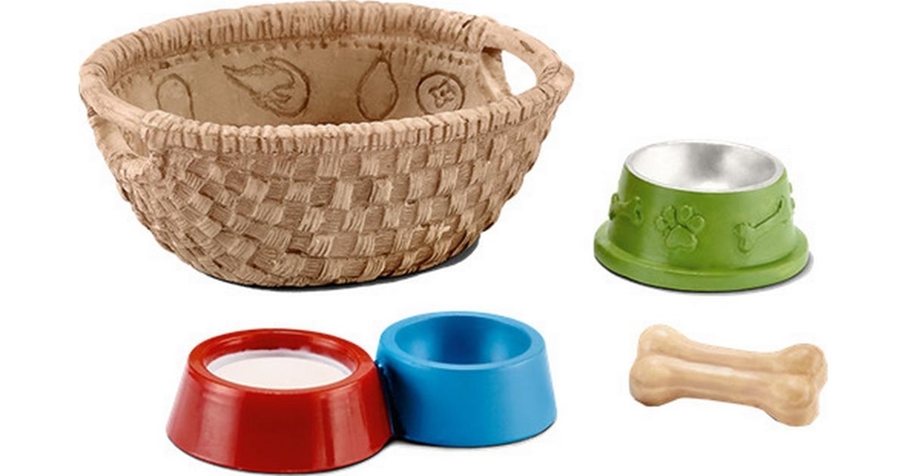 Schleich mat katt å hund