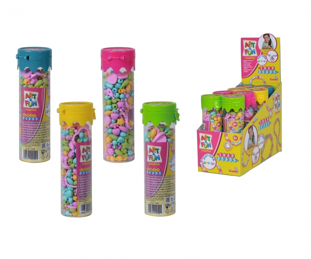 Snap Beads i Tub
