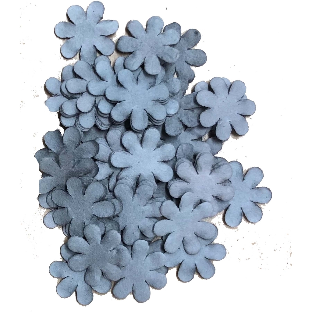 Blomma, Grå. 100p