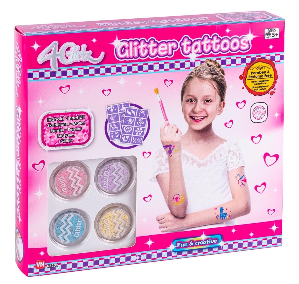 Glittertatueringar
