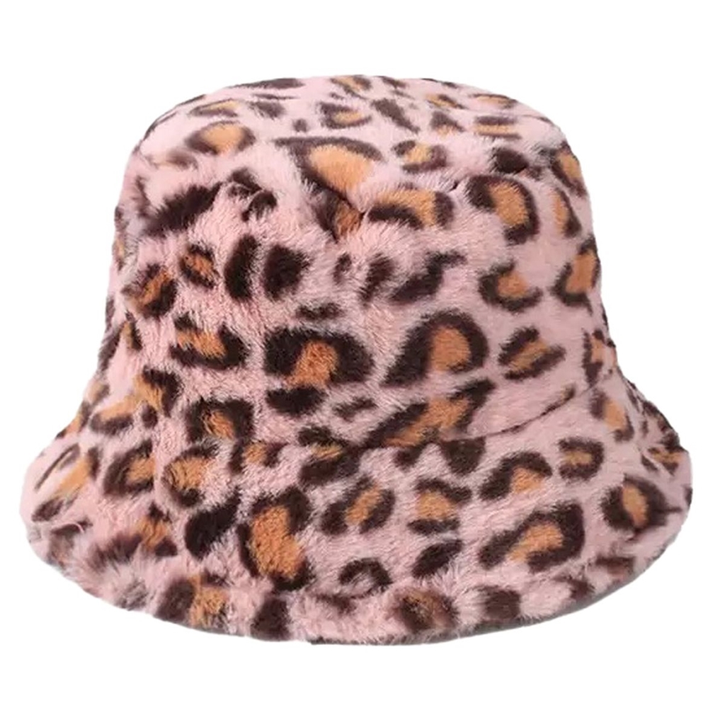 Mössa Rosa Leopard