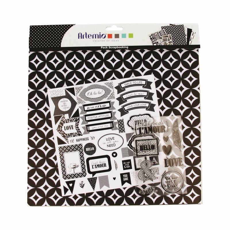 Artemio pack scrap black&white