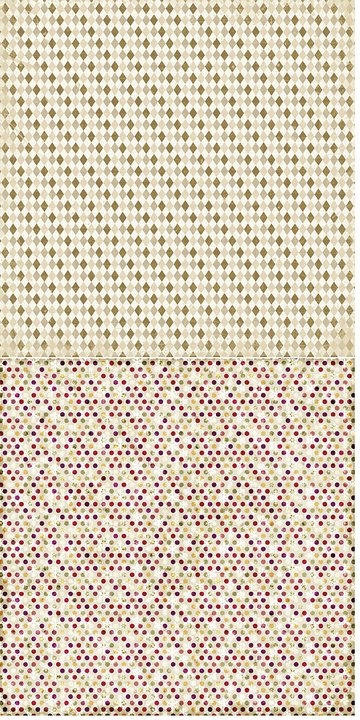 Merry & Bright. Beige rhombs