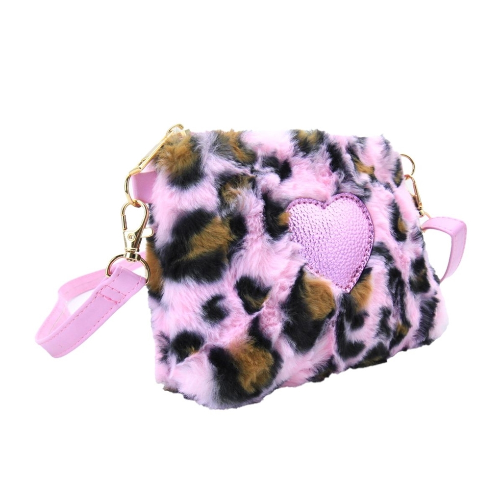 Väska Rosa Leopard