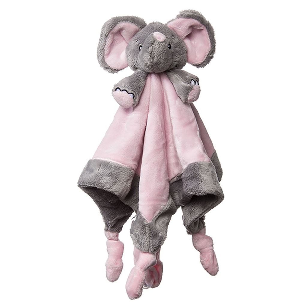 Snuttefilt Elefant Rosa