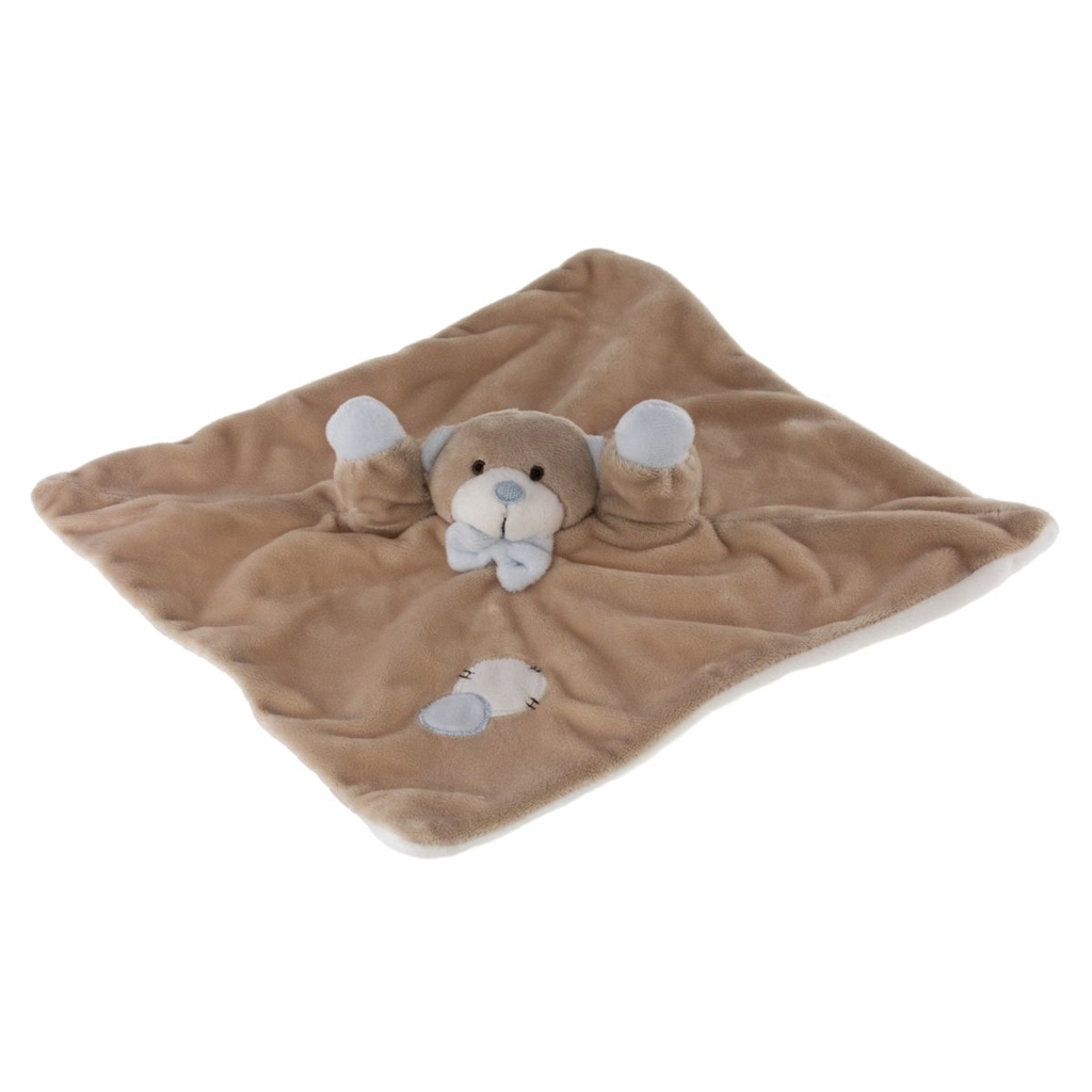 Snuttefilt Nalle Beige/Blå