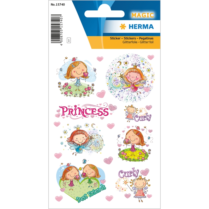 Klistermärke Prinsessa