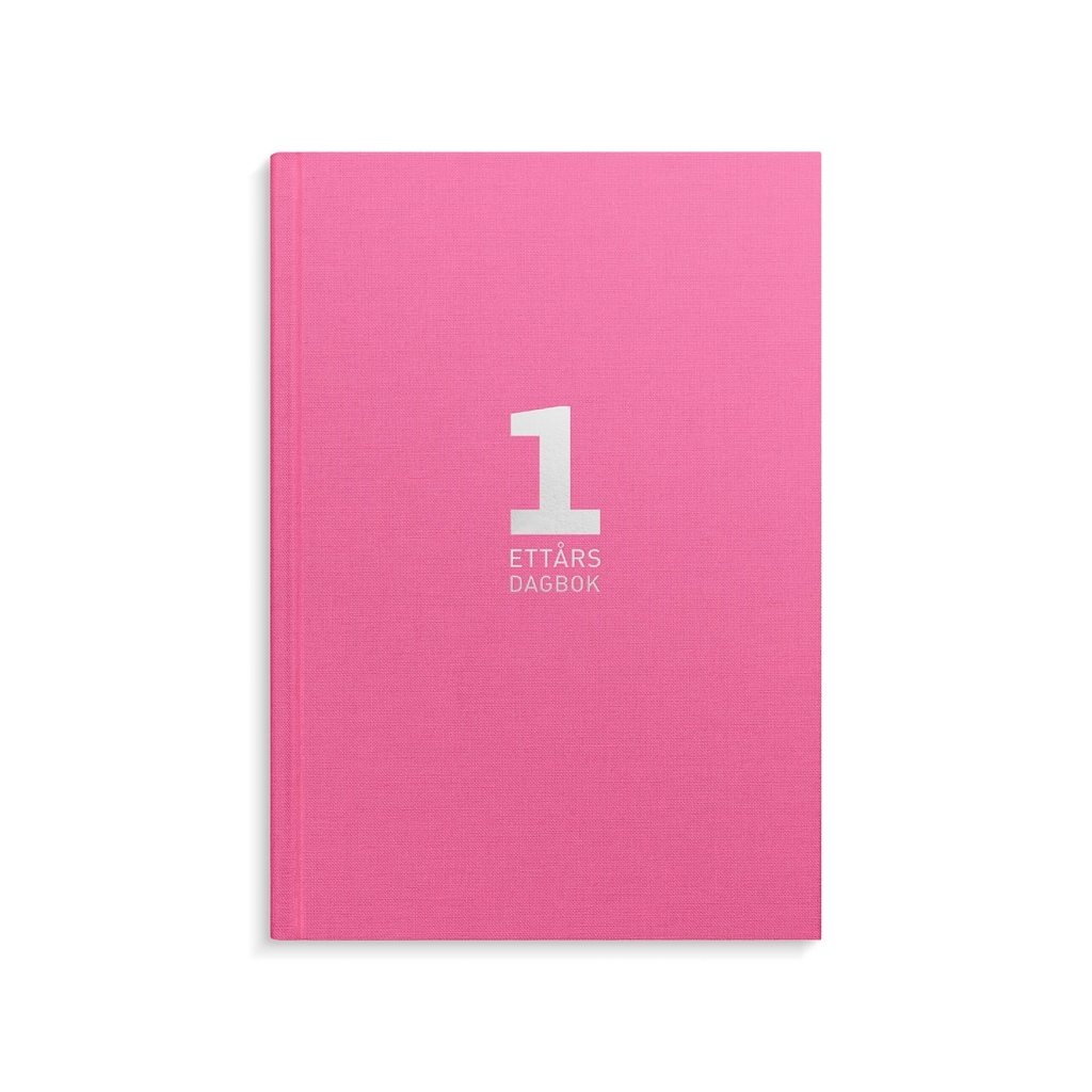 1-årsdagbok Rosa