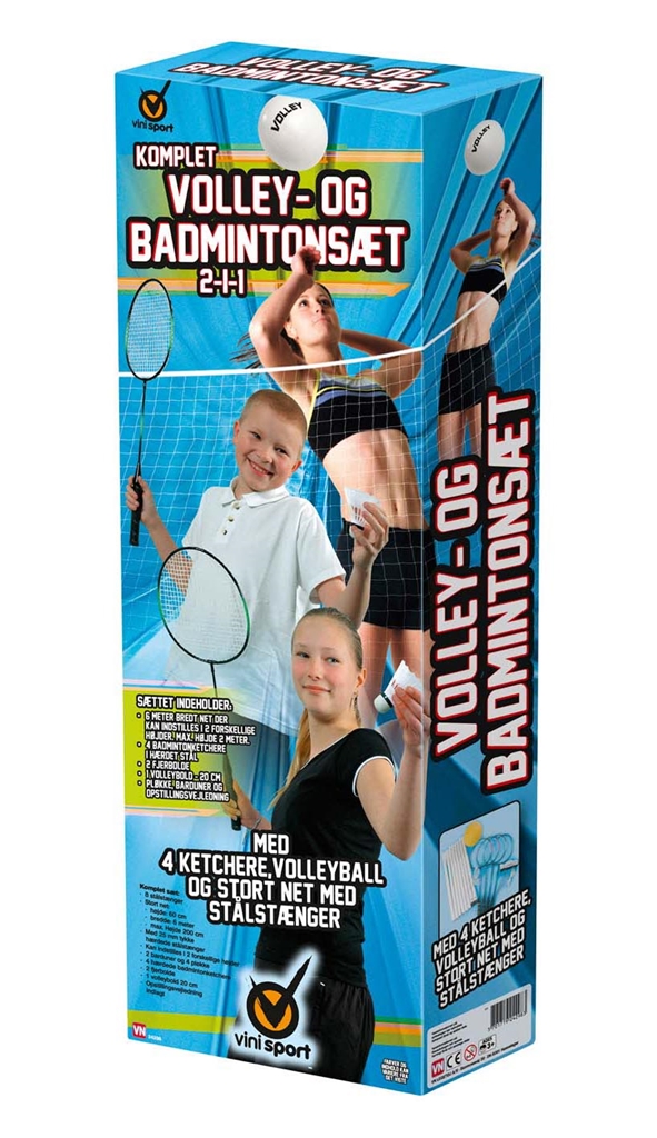 Volley Och Badmintonset