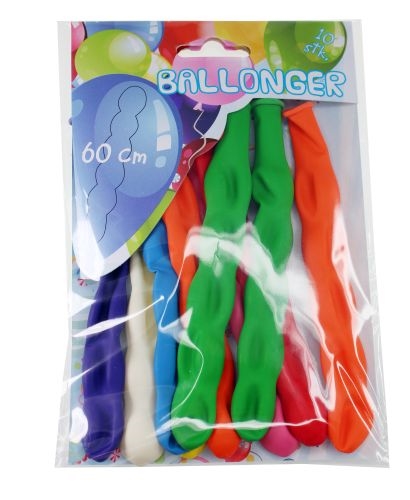 Ballonger 10-pack Långa