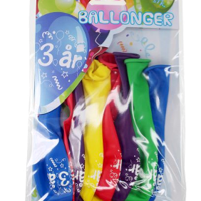 Ballonger 3år