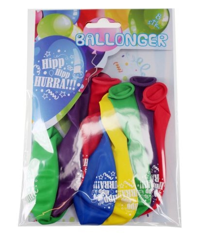 Ballonger Hipp Hipp Hurra