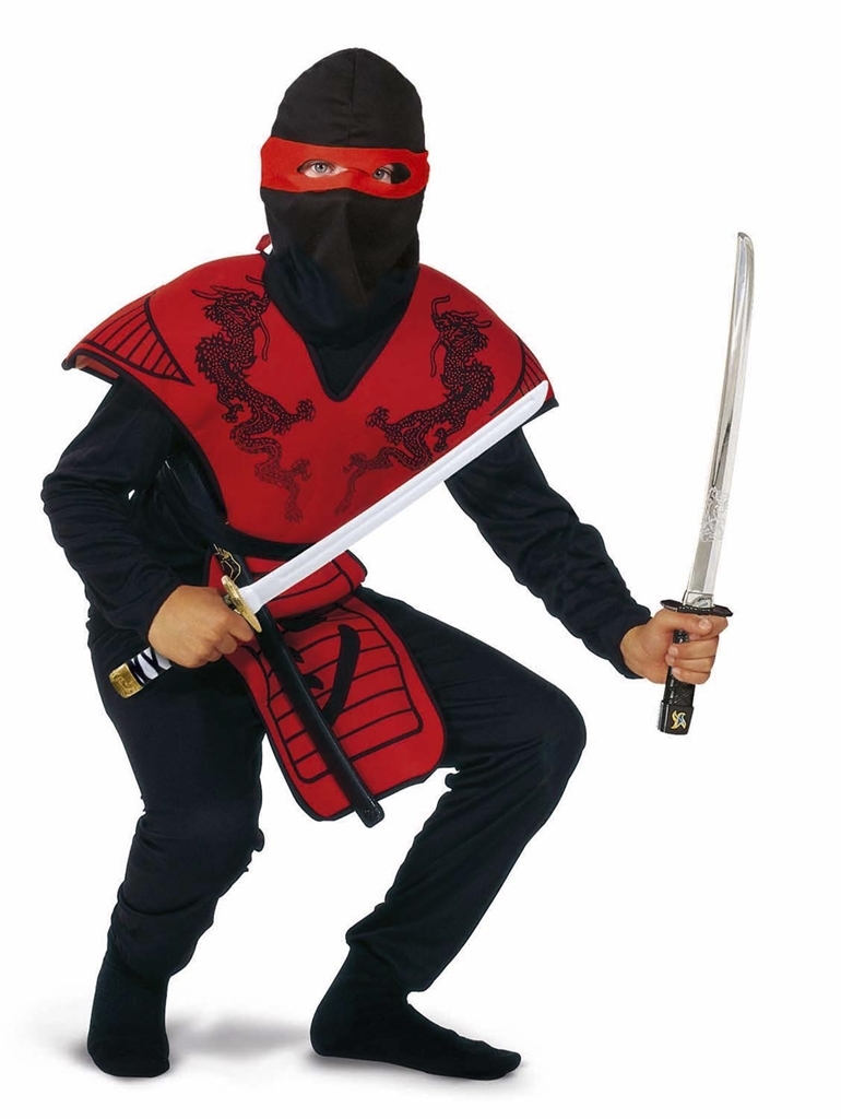 Ninja Dress Röd 140cm