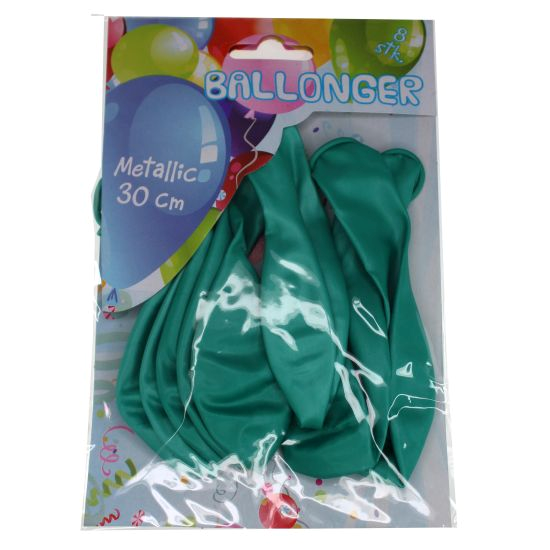 Ballonger Metallic Grön
