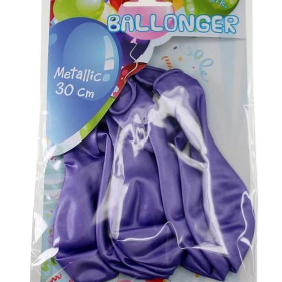 Ballonger Metallic Lila