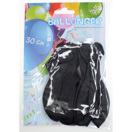 Ballonger Metallic Svart