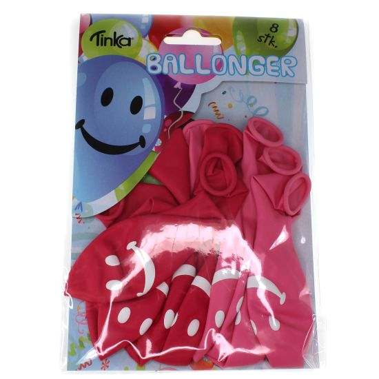 Ballonger Smiley Rosa