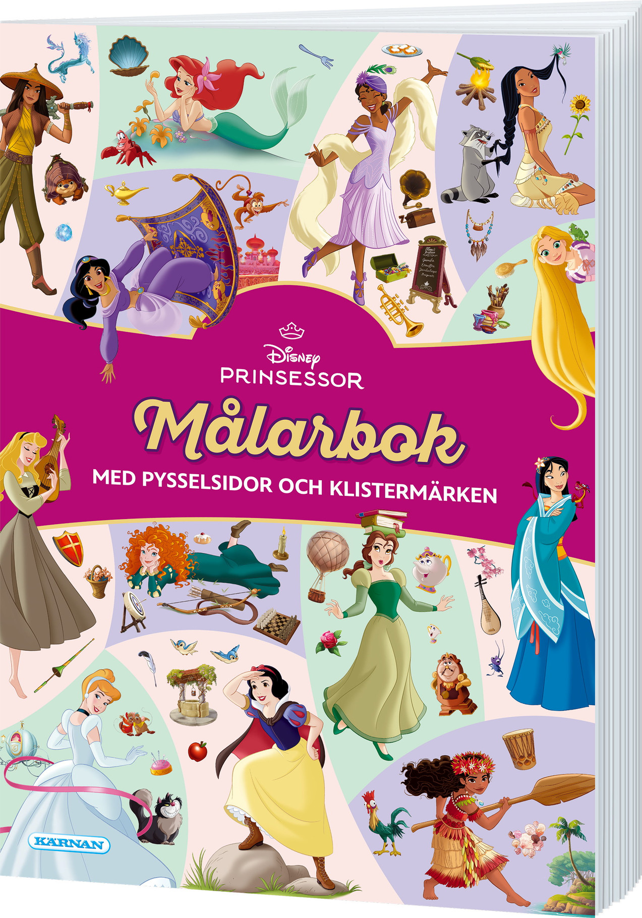 Målarbok Prinsessor