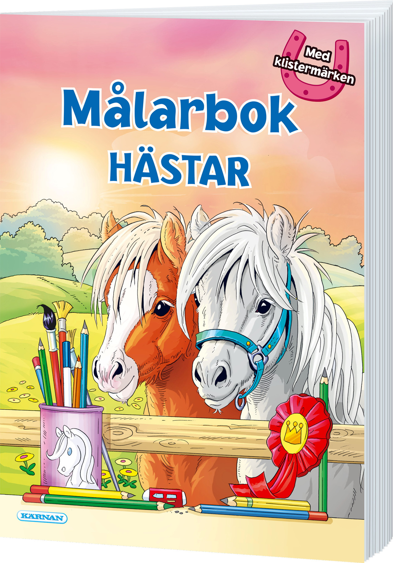 Målarbok Hästar