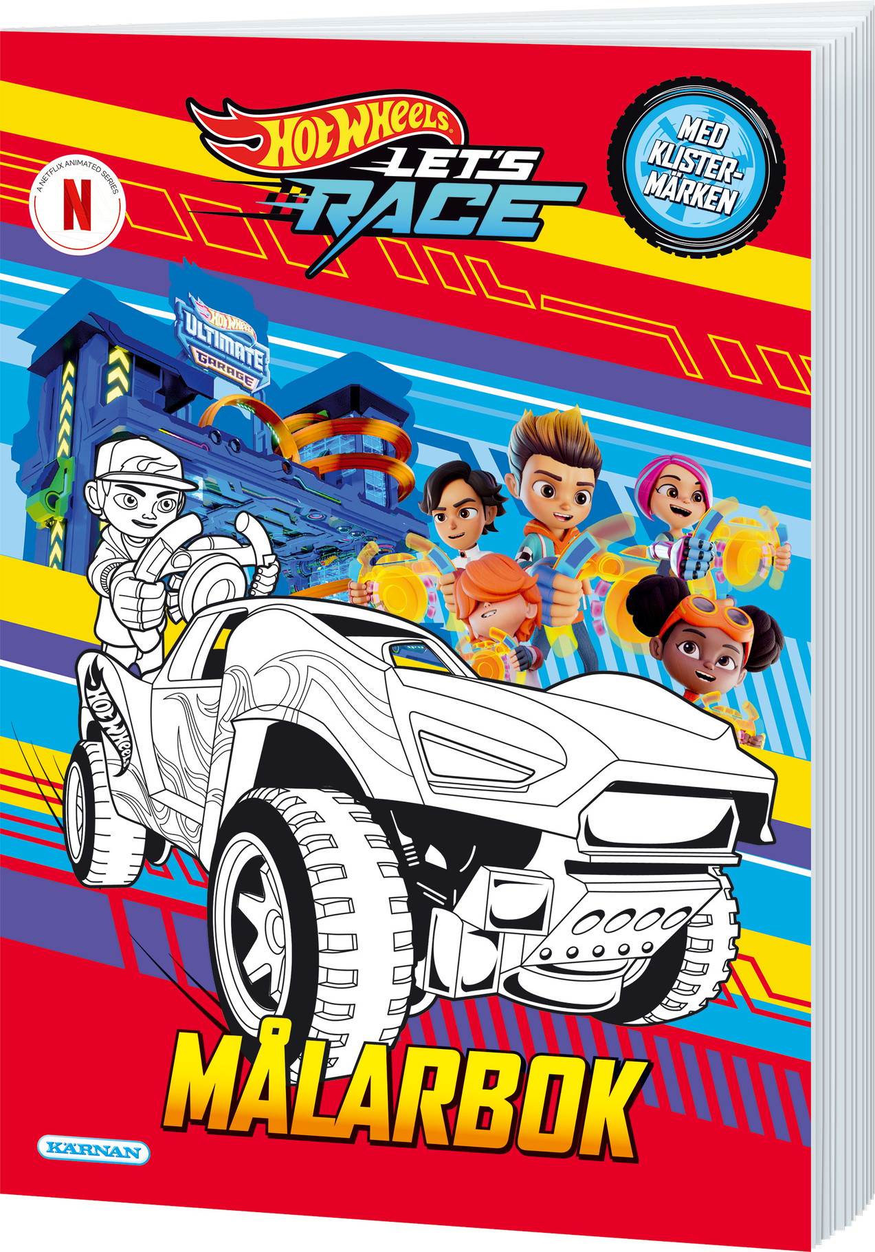 Målarbok Hot Wheels
