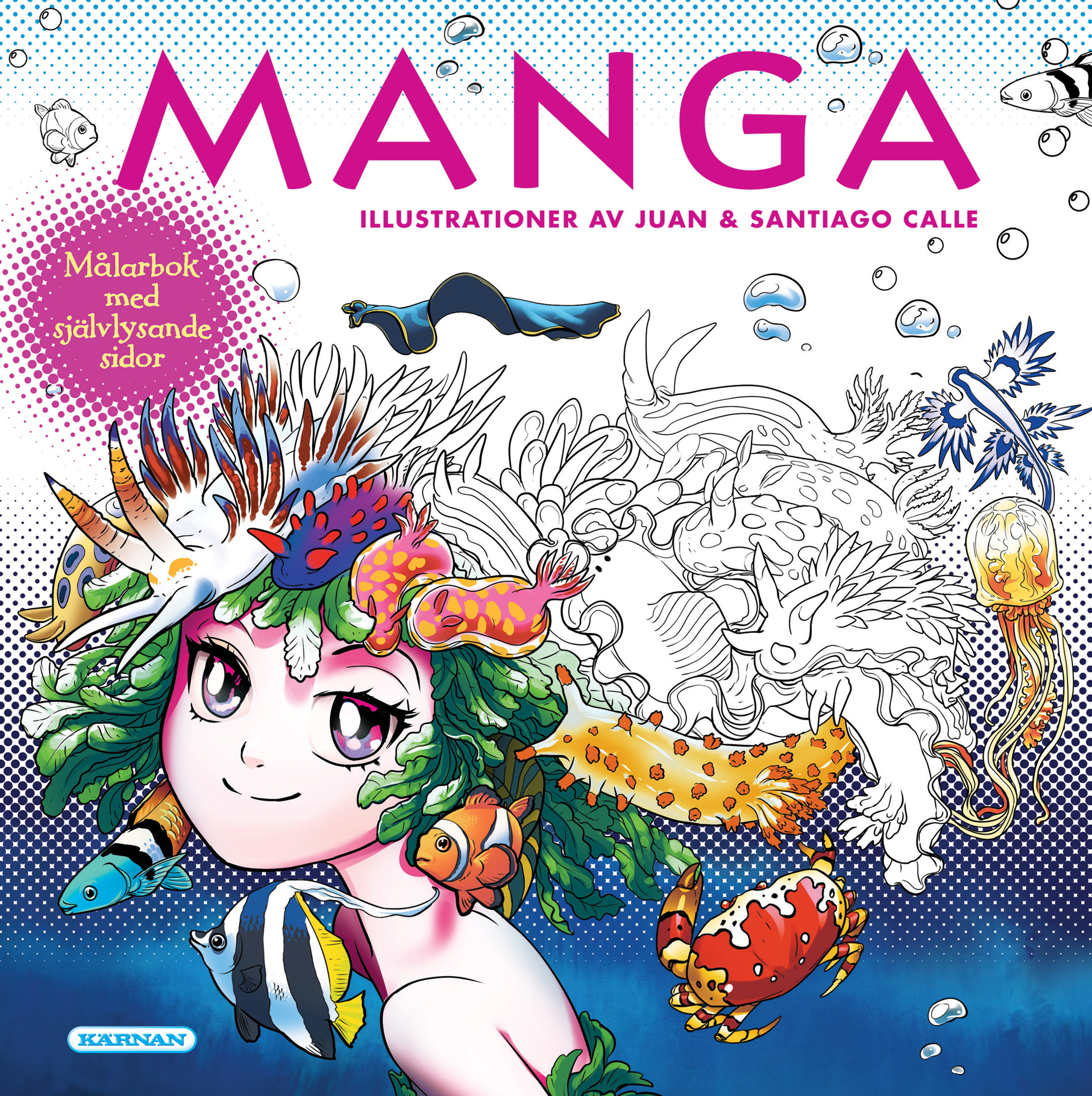 Målarbok Manga