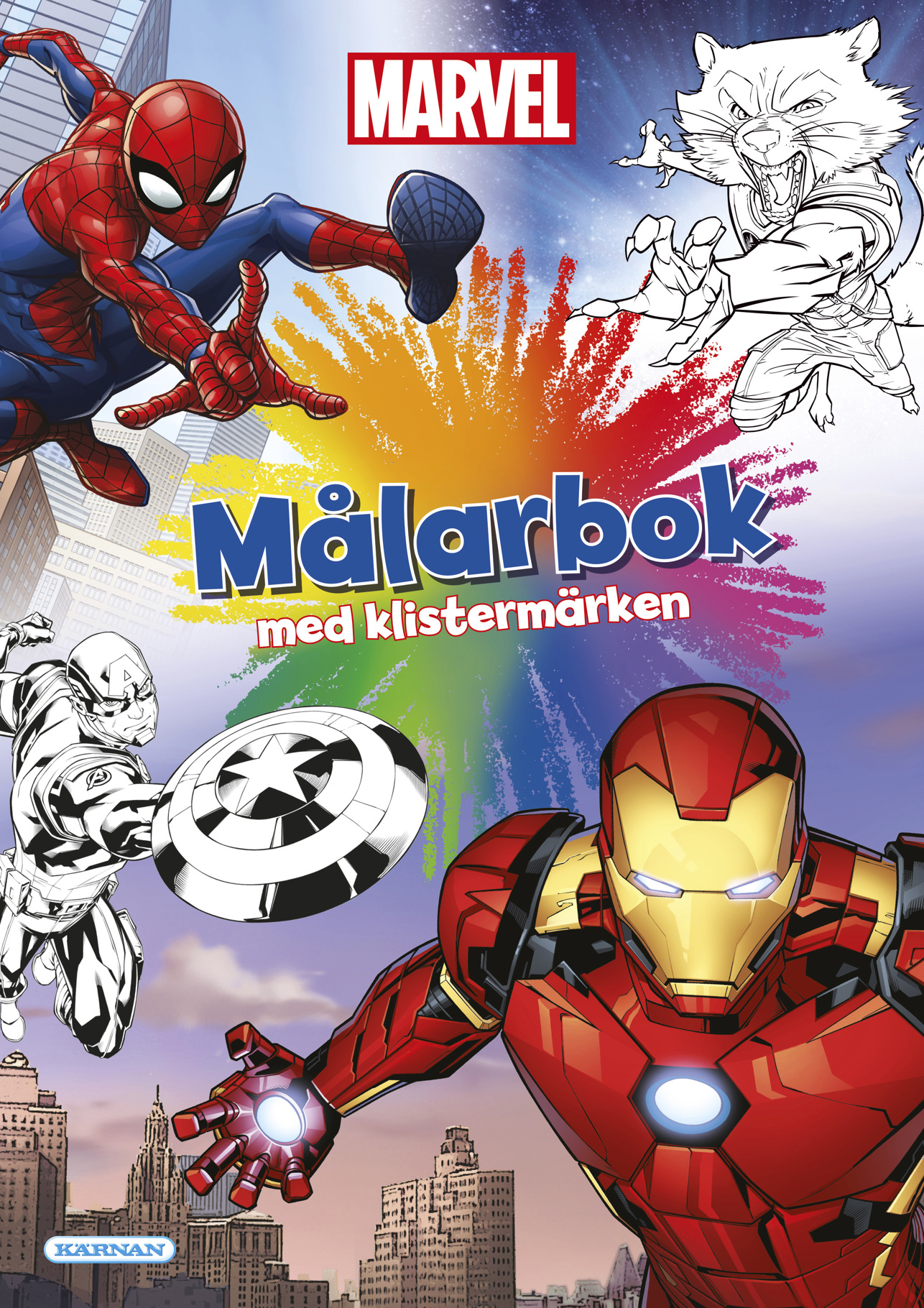 Målarbok Marvel